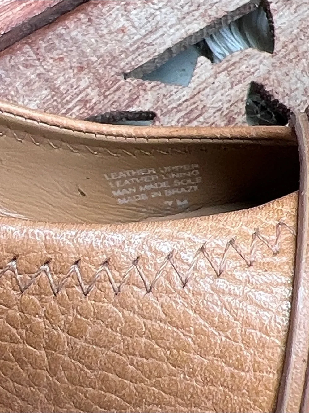 NWOB!  Tory Burch Tan Leather closed toe wedges with Gold Emblem